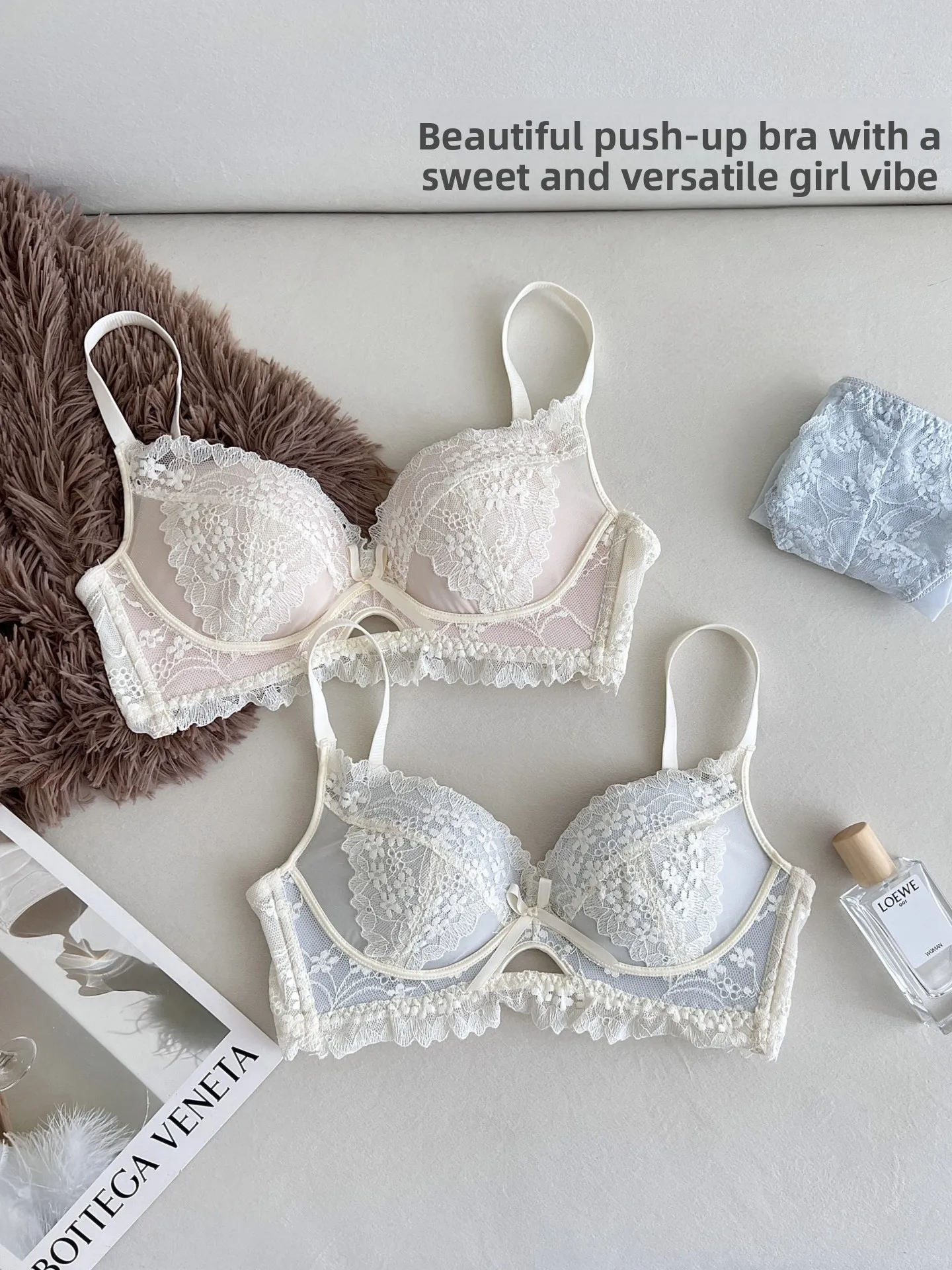 Wireless Lace Bra Women's Underwear Gather Small Chest Appear Large No Empty Cup Nylon Material Sexy Pure Desire Lace Bra
Wireless Lace Bra Women's Underwear Gather Small Chest Appear Large No Empty Cup Nylon Material Sexy Pure Desire Lace Bra