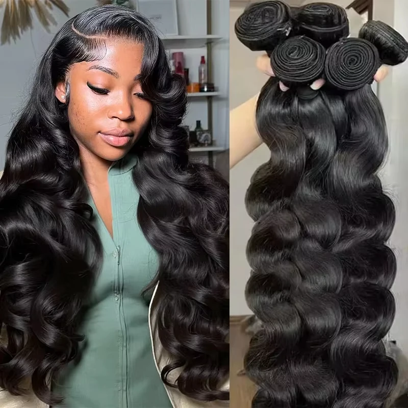 30 36 40 Inch Body Wave Bundles Human Hair Brazilian Virgin Weave Hair 3 4 Pcs Unprocessed 16A Raw Hair Bundles Extensions Deals
30 36 40 Inch Body Wave Bundles Human Hair Brazilian Virgin Weave Hair 3 4 Pcs Unprocessed 16A Raw Hair Bundles Extensions Deals