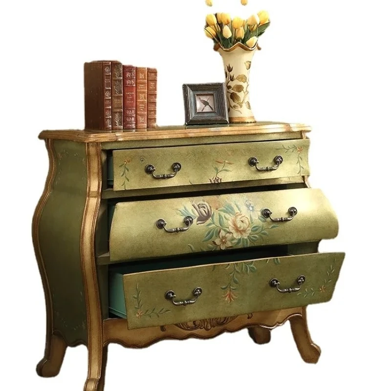 Retro Wall Living Room Large Capacity Storage Cabinet Painted Drawer Storage Cabinet 
Retro Wall Living Room Large Capacity Storage Cabinet Painted Drawer Storage Cabinet