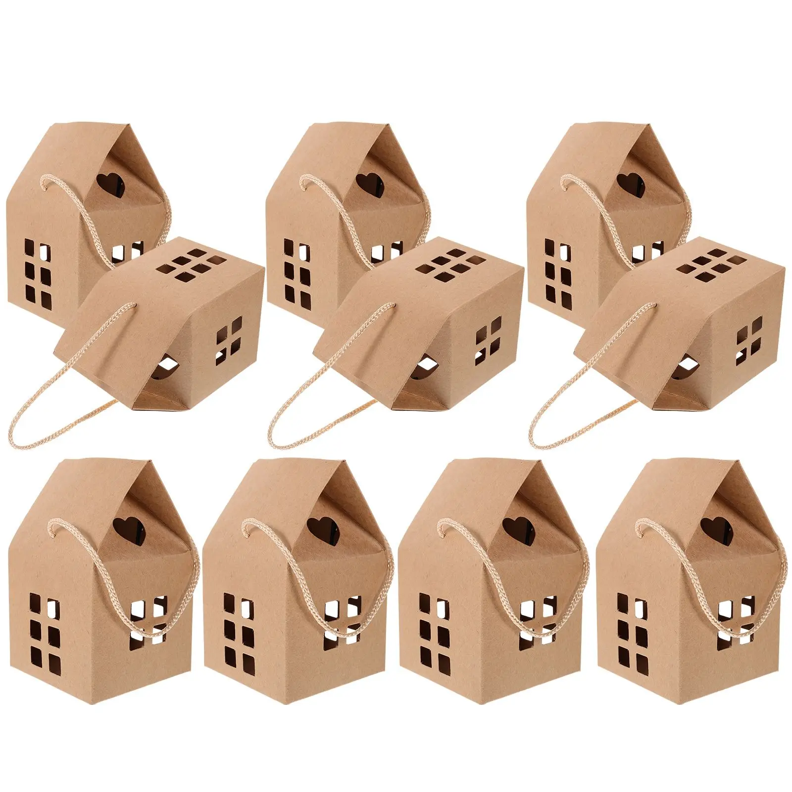 15pcs Candy Cookies Gift Box Christmas Handheld Paper Boxes Elegant Romantic Decor House Shaped Small Packaging Supplies
15pcs Candy Cookies Gift Box Christmas Handheld Paper Boxes Elegant Romantic Decor House Shaped Small Packaging Supplies