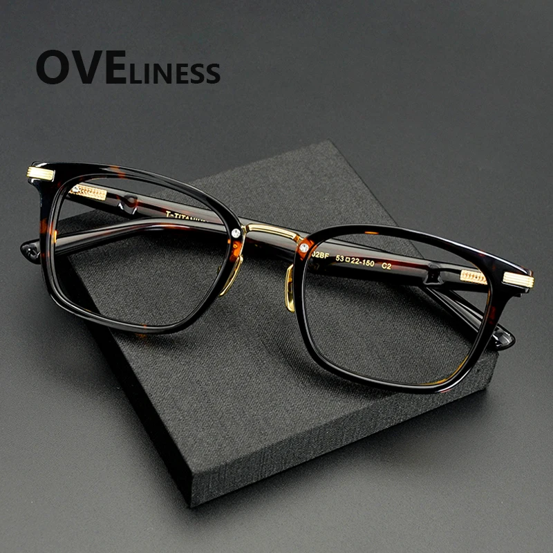 Acetate titanium Eyeglasses Frames Men Retro Glasses frame Women Brand Designer Square Japanese Handmade Vintage Spectacles
Acetate titanium Eyeglasses Frames Men Retro Glasses frame Women Brand Designer Square Japanese Handmade Vintage Spectacles