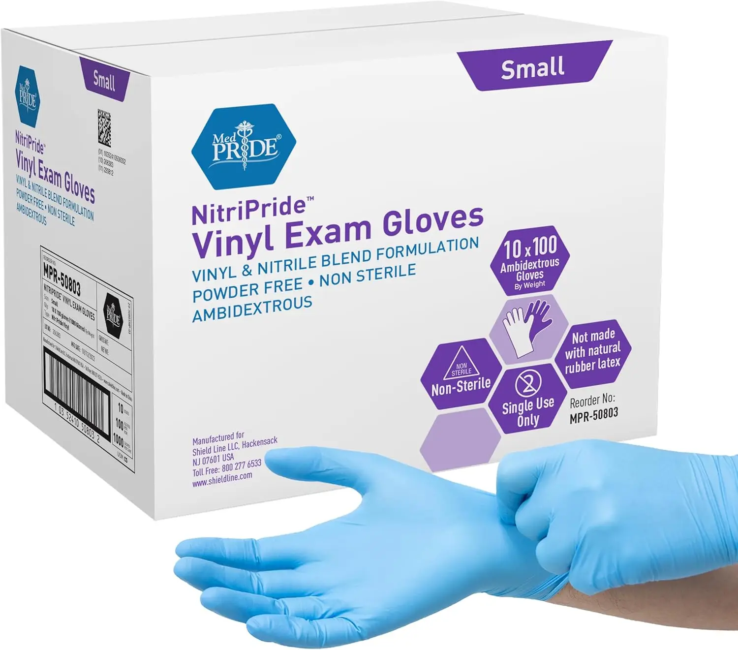 Нитриловые виниловые смотровые перчатки без пудры, одноразовые, без латекса, для медицинских целей, уборки, работы с продуктами питания
Нитриловые виниловые смотровые перчатки без пудры, одноразовые, без латекса, для медицинских целей, уборки, работы с продуктами питания