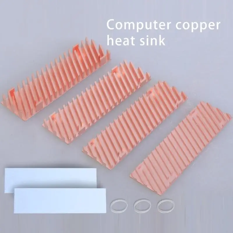 F42D Copper M.2 SSD Heatsink 2280 for Improved Cooling Performances in Electronics Heat Dissipation Pad 2/3/4/6mm
F42D Copper M.2 SSD Heatsink 2280 for Improved Cooling Performances in Electronics Heat Dissipation Pad 2/3/4/6mm