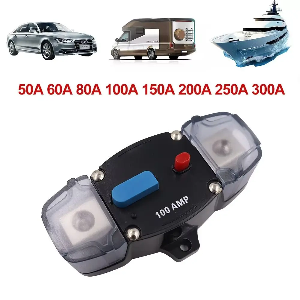 Alloy Material Manual Reset Circuit Breaker Short Circuit Protection Safe Audio Inline Fuse Block Holders Durable Bakelite Wood
Alloy Material Manual Reset Circuit Breaker Short Circuit Protection Safe Audio Inline Fuse Block Holders Durable Bakelite Wood