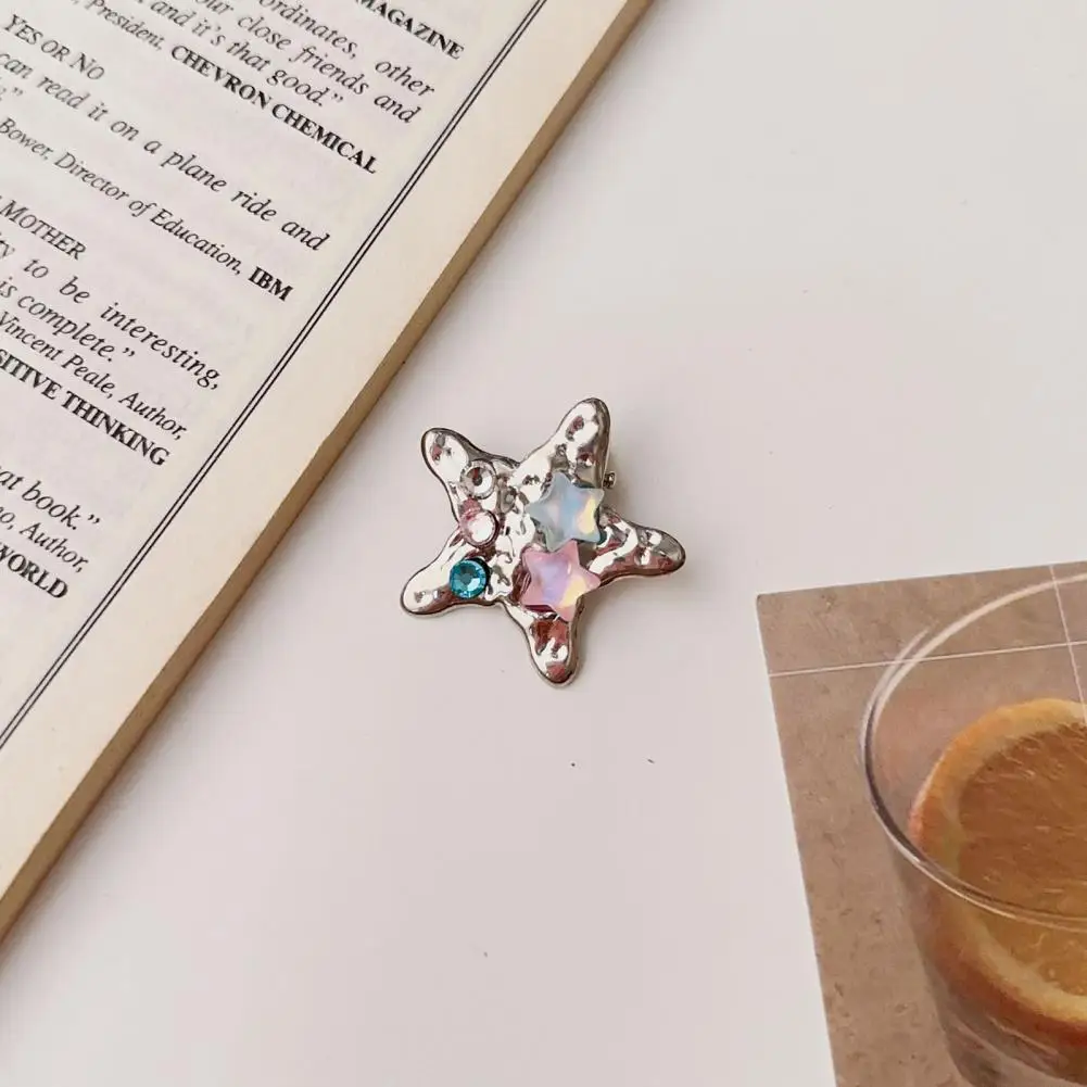 Shopping Hairpin Sparkling Rhinestone Starfish Hair Clip Elegant Metal Barrette for Stylish Bangs Side Hair Fashionable Hair
Shopping Hairpin Sparkling Rhinestone Starfish Hair Clip Elegant Metal Barrette for Stylish Bangs Side Hair Fashionable Hair