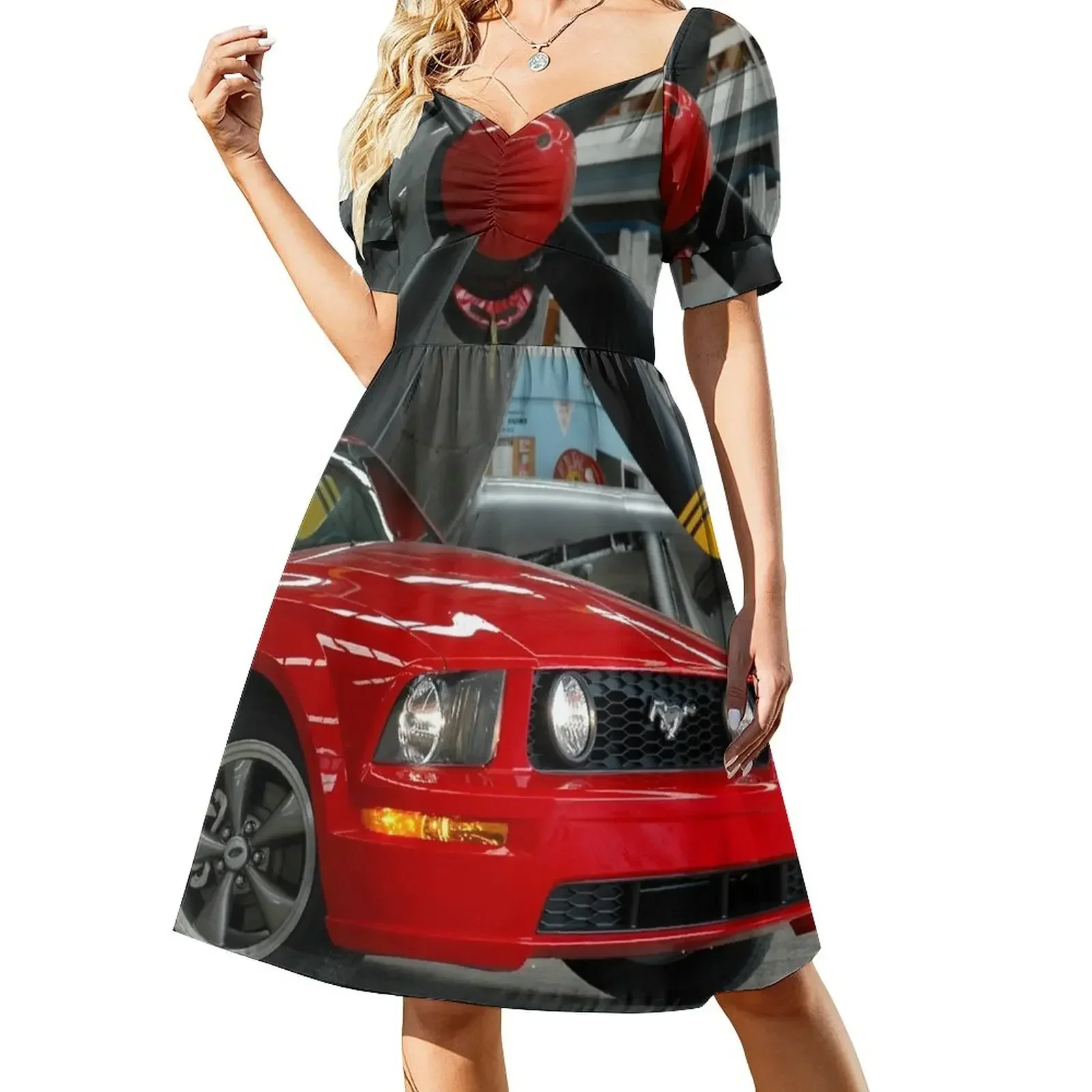 Double Mustang Short-Sleeved Dress women's evening dress 2025 birthday dresses for women
Double Mustang Short-Sleeved Dress women's evening dress 2025 birthday dresses for women