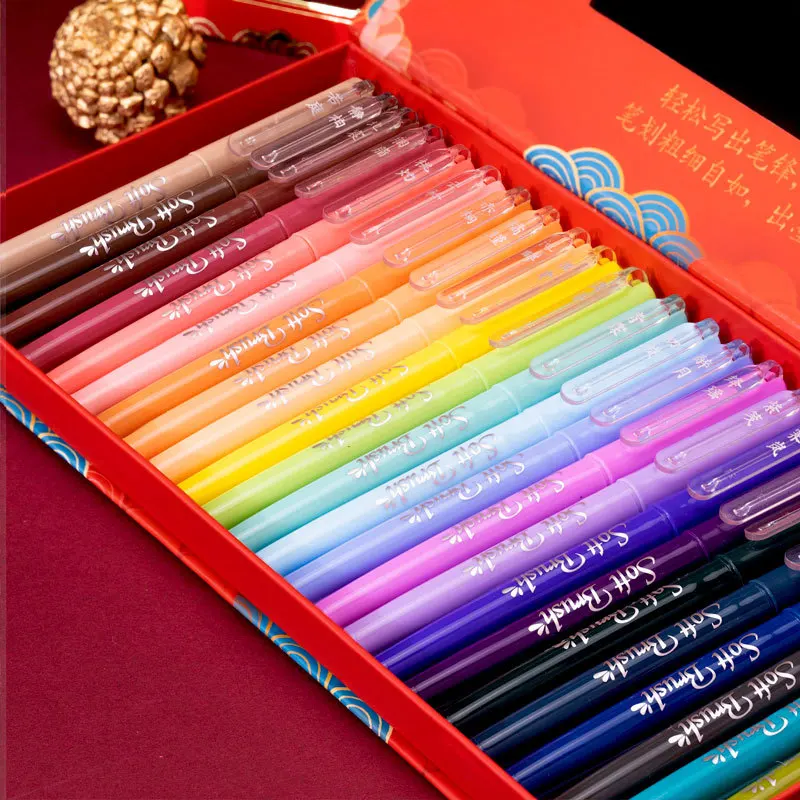 GN Markers Pens,6/24Colors Nylon Soft head Brush Art Marker Pens Waterproof Pen Soft brush Nib Skin Color Figure Painting Pens
GN Markers Pens,6/24Colors Nylon Soft head Brush Art Marker Pens Waterproof Pen Soft brush Nib Skin Color Figure Painting Pens