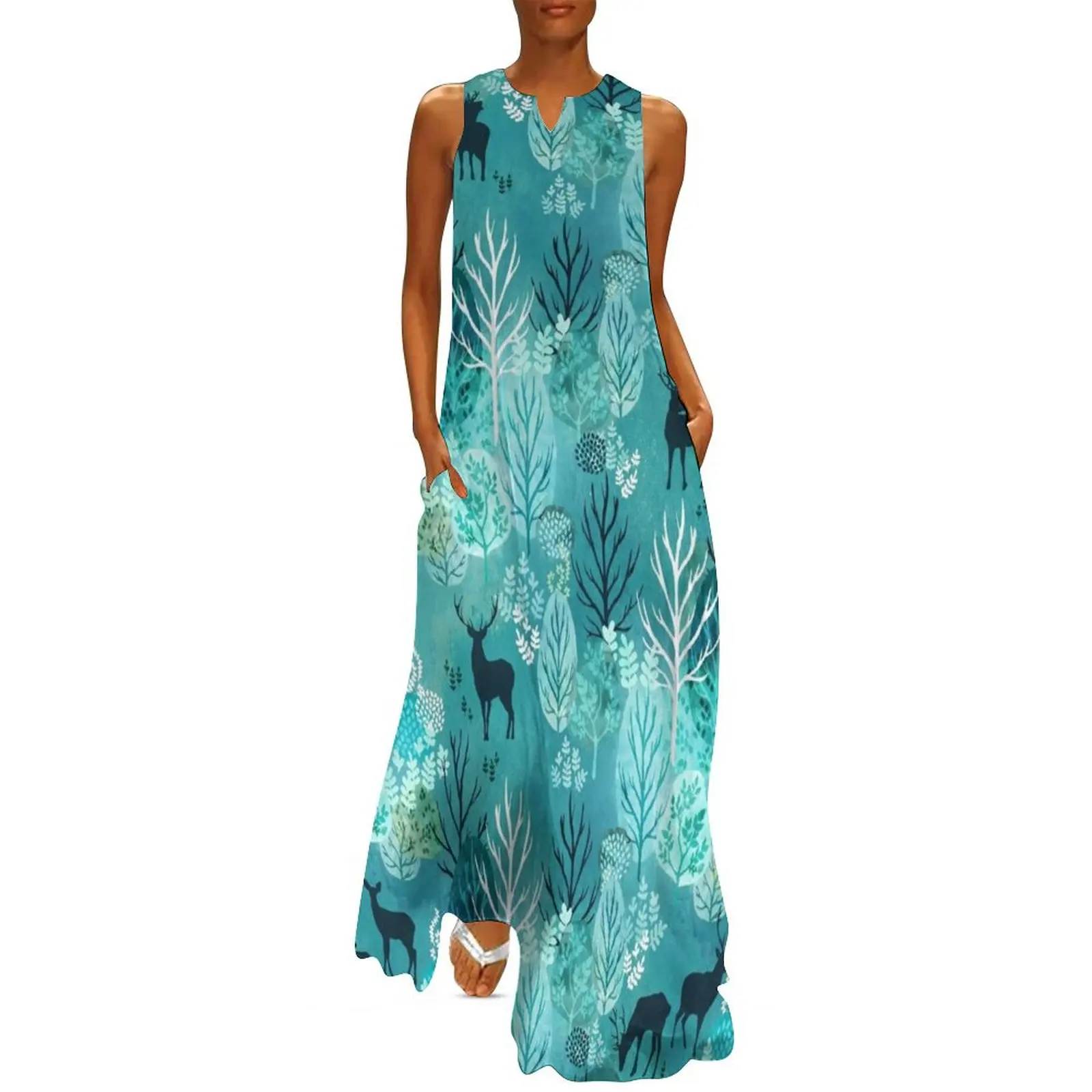 Emerald forest deer Long Dress Dance dresses dress summer 2025 women elegant dresses for women
Emerald forest deer Long Dress Dance dresses dress summer 2025 women elegant dresses for women