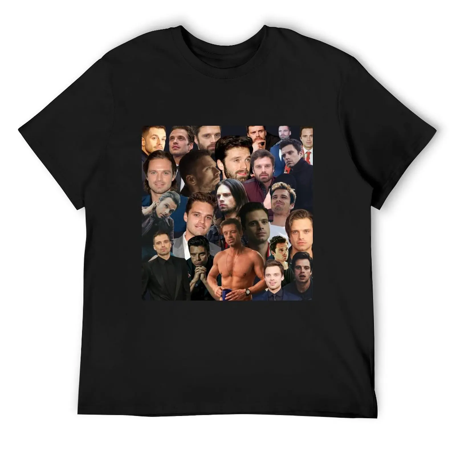 Футболка с фотоколлажем Sebastian Stan, незаменимая футболка, футболки большого размера, футболка с рисунком, мужская футболка с принтом животных для мальчиков 
Футболка с фотоколлажем Sebastian Stan, незаменимая футболка, футболки большого размера, футболка с рисунком, мужская футболка с принтом животных для мальчиков