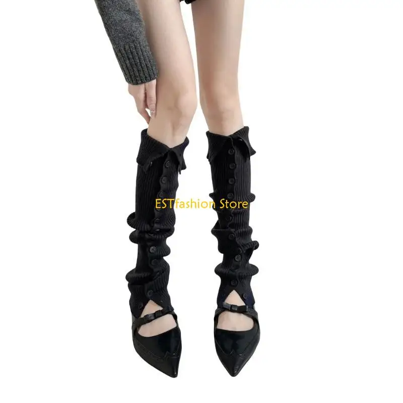 Y5GC Adjustable Button Leg Warmers Soft Acrylic Leg Covers Cold Season Comfort
Y5GC Adjustable Button Leg Warmers Soft Acrylic Leg Covers Cold Season Comfort