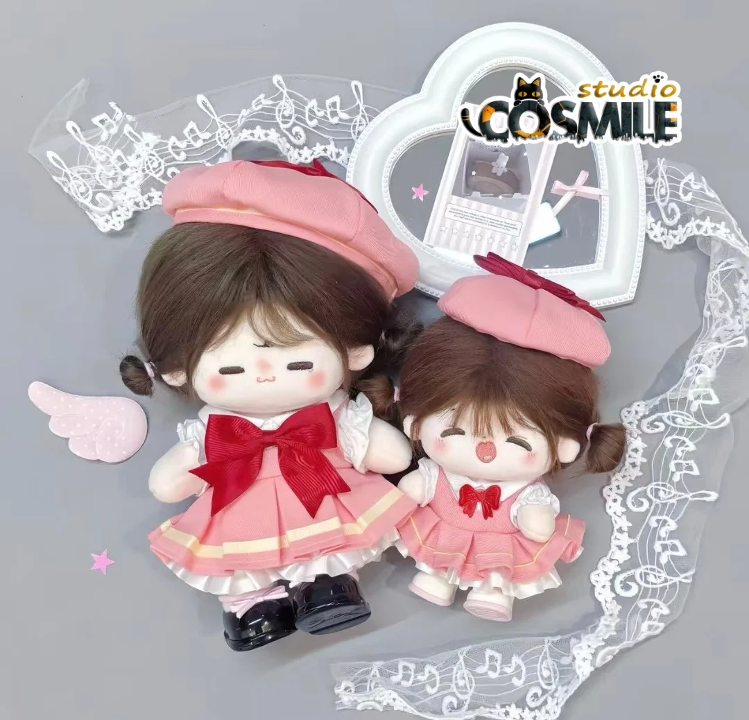 Daily Pink Sakura Dress Bow Beret Date Uniform Costume Plush 10cm 20cm Doll Accessories Doll's Clothes Clothing
Daily Pink Sakura Dress Bow Beret Date Uniform Costume Plush 10cm 20cm Doll Accessories Doll's Clothes Clothing