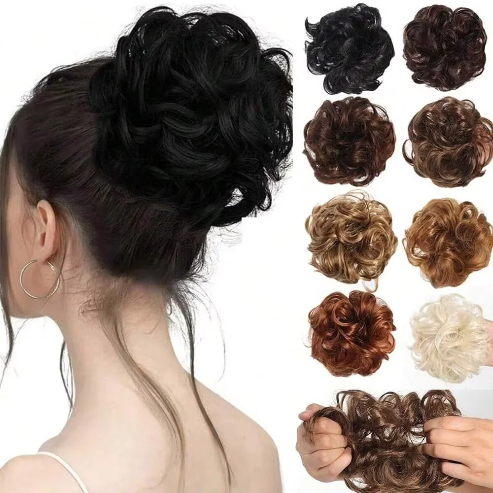 Synthetic Messy Updo Chignon Premium Big Curly Elastic Hair Scrunchies Hairpieces Donut Updo Blonde Brown Hair Pieces For Women
Synthetic Messy Updo Chignon Premium Big Curly Elastic Hair Scrunchies Hairpieces Donut Updo Blonde Brown Hair Pieces For Women