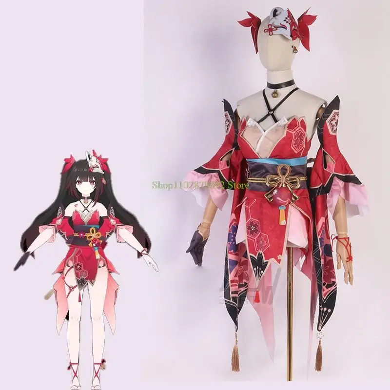 Honkai Star Rail Hanabi Cosplay Costume Japanese Style Red Suit Uniforms Halloween Anime Event Party Women Cute Cosplay Outfit
Honkai Star Rail Hanabi Cosplay Costume Japanese Style Red Suit Uniforms Halloween Anime Event Party Women Cute Cosplay Outfit