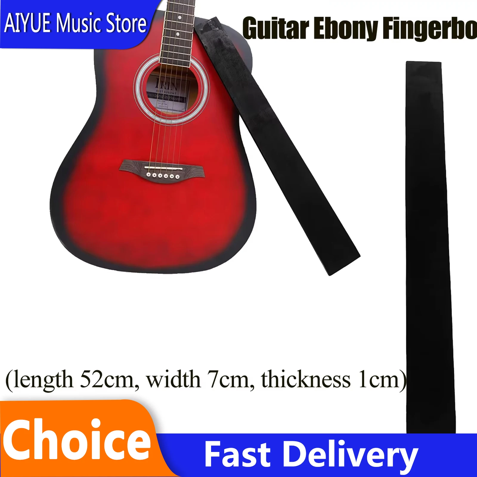 IRIN Guitar Ebony Fingerboard Fretboard Acoustic/Classical/Electric Guitar Finger Board Ebony Guitar String Music Instrument
IRIN Guitar Ebony Fingerboard Fretboard Acoustic/Classical/Electric Guitar Finger Board Ebony Guitar String Music Instrument