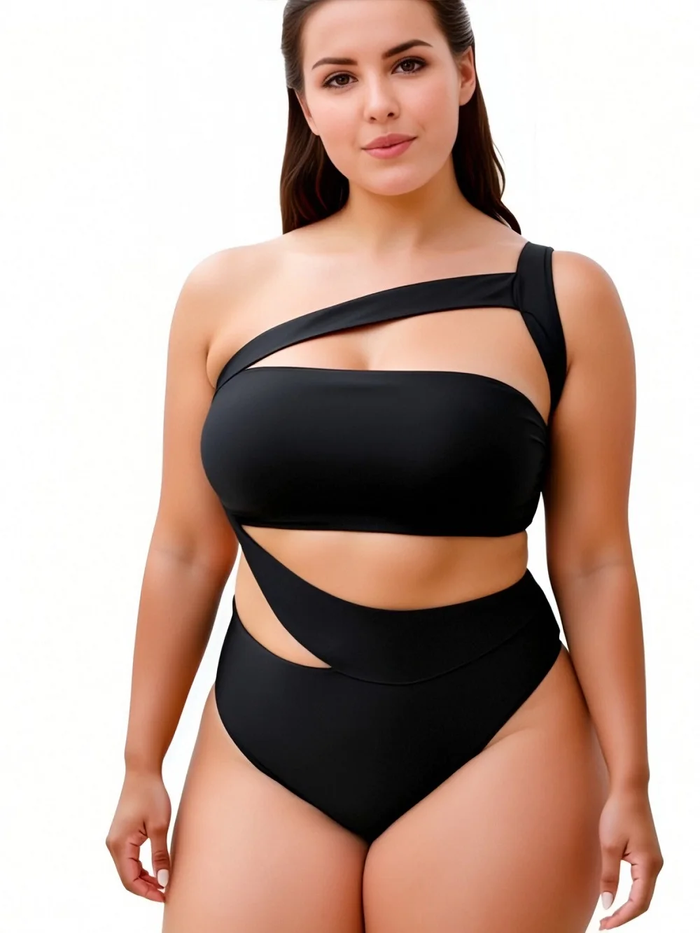 2025 Summer Plus Size Women's Bandeau Strap Off-shoulder Sexy Bikini Fashion Hollow One Piece Swimsuit Female Beach Swimwear
2025 Summer Plus Size Women's Bandeau Strap Off-shoulder Sexy Bikini Fashion Hollow One Piece Swimsuit Female Beach Swimwear