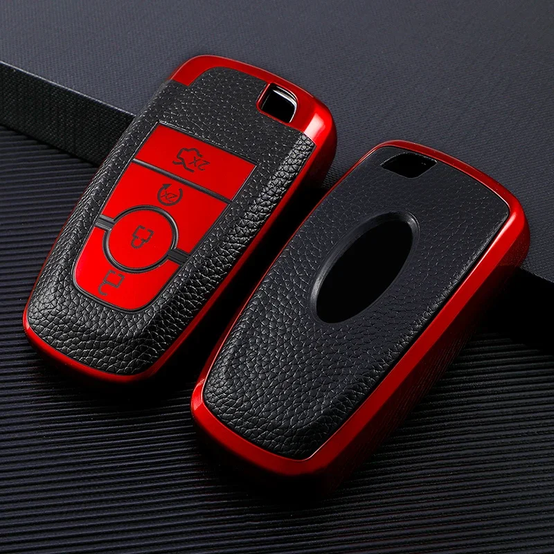 TPU Leather Car Key Case Remote Control Protector Cover For Ford Ecosport Edge Explorer F-150 F-250 Fusion Mondeo Mustang Ranger
TPU Leather Car Key Case Remote Control Protector Cover For Ford Ecosport Edge Explorer F-150 F-250 Fusion Mondeo Mustang Ranger