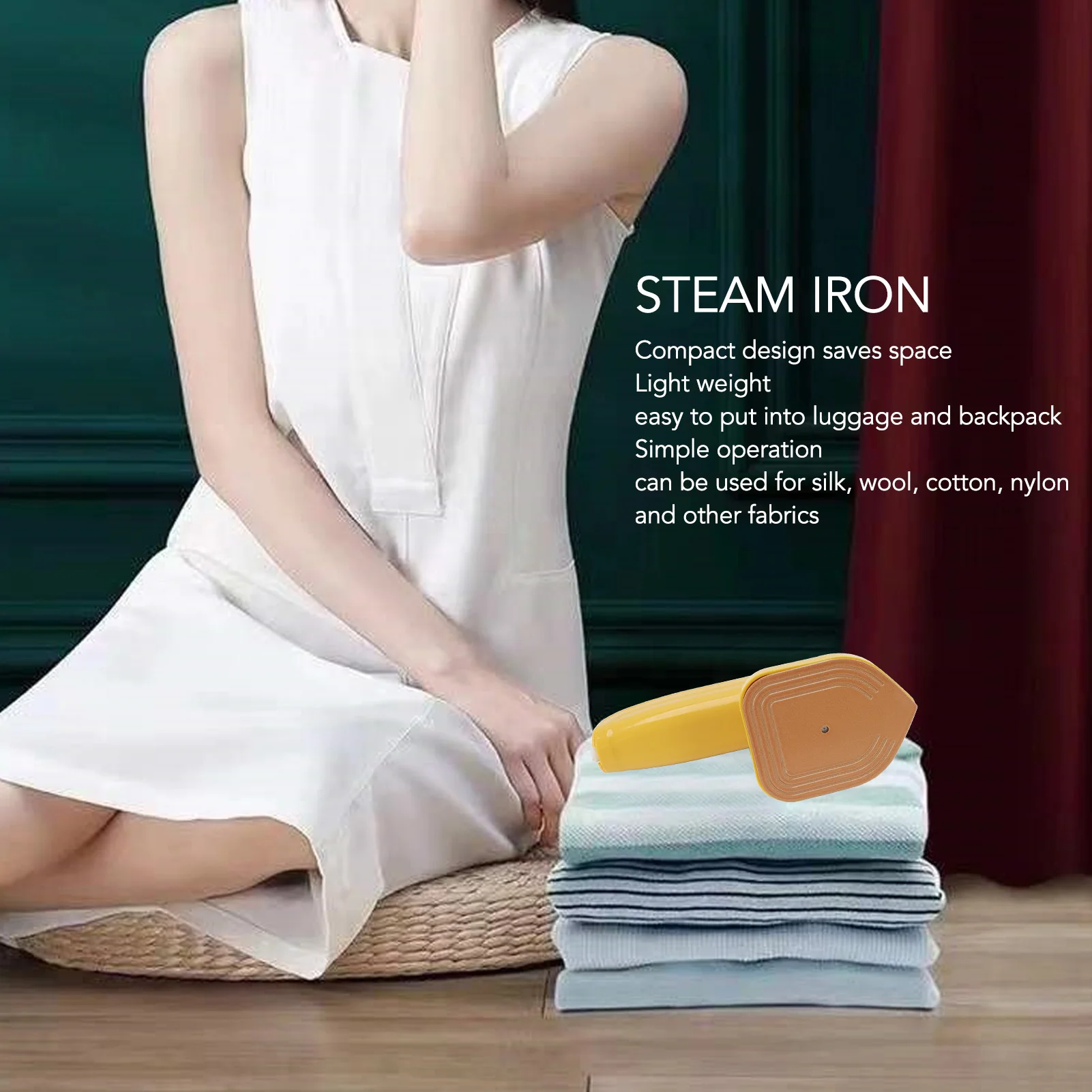 Micro Steam Iron Handheld Lightweight Portable Mini Steam Iron for Home Travel Dormitory
Micro Steam Iron Handheld Lightweight Portable Mini Steam Iron for Home Travel Dormitory