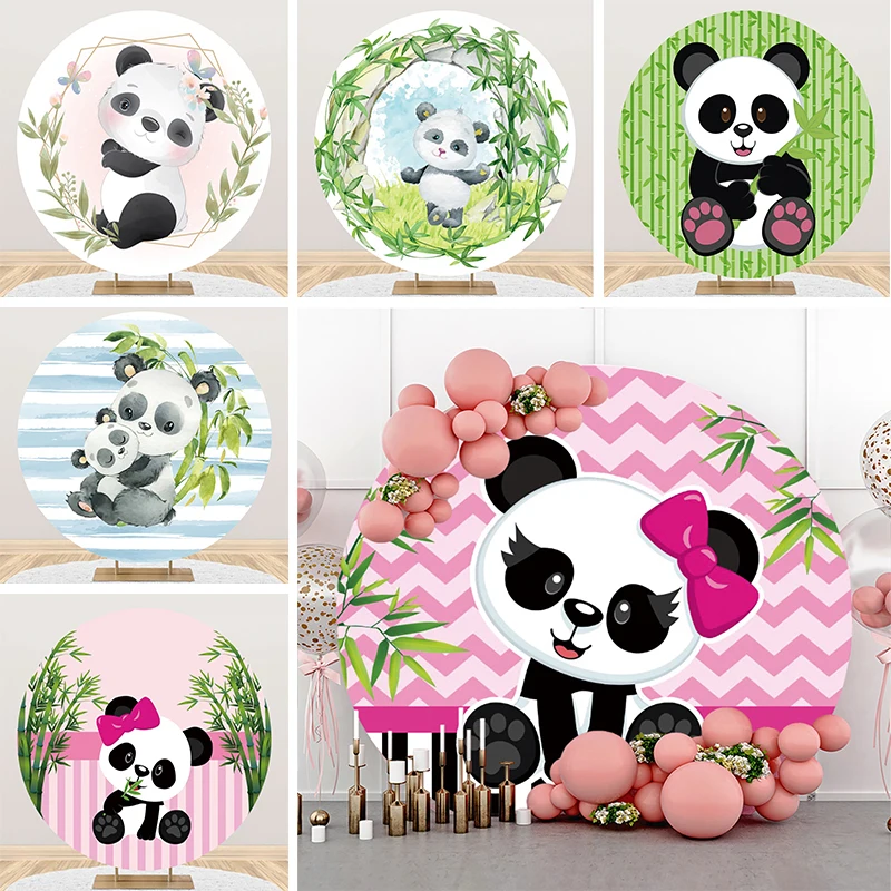 Panda Backdrop Round Birthday Theme Party Decoration Banner Bamboo Forest Kids Cute Animal Photo Background Circle Table Cover
Panda Backdrop Round Birthday Theme Party Decoration Banner Bamboo Forest Kids Cute Animal Photo Background Circle Table Cover
