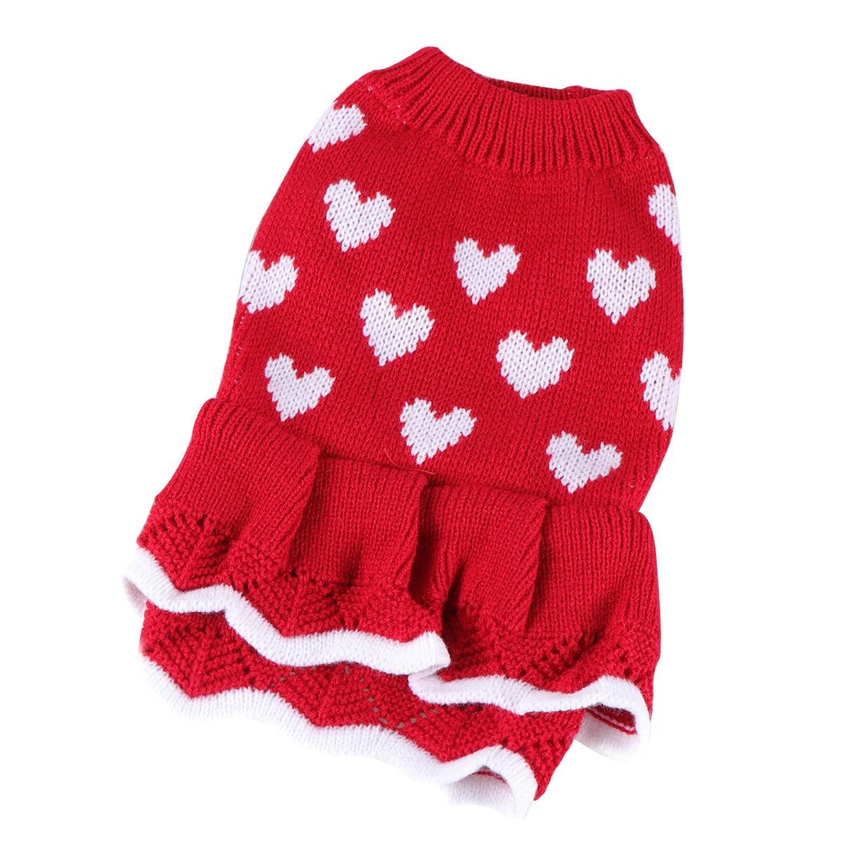 Cute Dog Pet Dog Clothes Heart Design Pet Clothes Puppy Outfit Fashion Jumper Sweater Dress Small Dogs Christmas
Cute Dog Pet Dog Clothes Heart Design Pet Clothes Puppy Outfit Fashion Jumper Sweater Dress Small Dogs Christmas