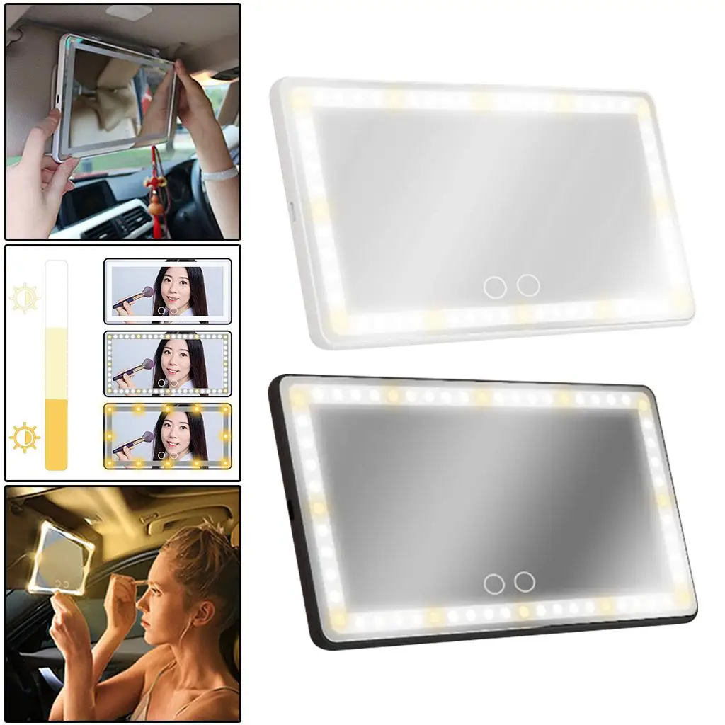 Автомобильный козырек, зеркало для макияжа, перезаряжаемое, подходит для подарков на День Святого Валентина 
Автомобильный козырек, зеркало для макияжа, перезаряжаемое, подходит для подарков на День Святого Валентина