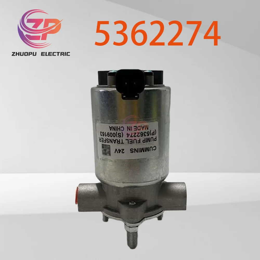 Оригинальный насос перекачки топлива 5362274, 24 В, совместимый с двигателями серии B.
Оригинальный насос перекачки топлива 5362274, 24 В, совместимый с двигателями серии B.