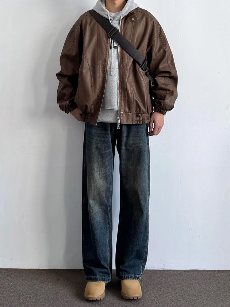 Модные американские ретро-джинсы для мужчин, темно-синие, весна-осень, свободные, широкие, прямые, рабочие брюки, низкая талия, на молнии
Модные американские ретро-джинсы для мужчин, темно-синие, весна-осень, свободные, широкие, прямые, рабочие брюки, низкая талия, на молнии