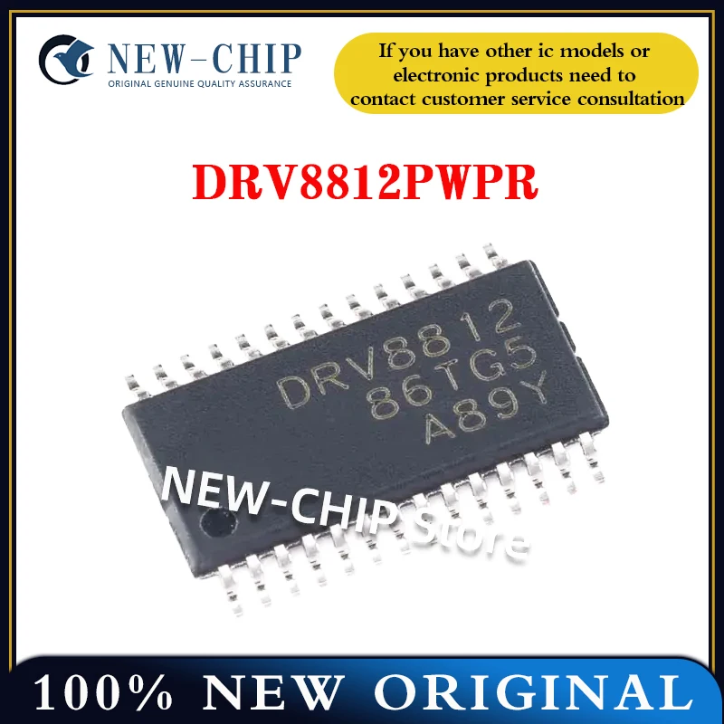 2 шт.-50 шт./лот DRV8812PWPR трафаретная печать DRV8812 HTSSOP-28 биполярный драйвер шагового двигателя новый оригинальный
2 шт.-50 шт./лот DRV8812PWPR трафаретная печать DRV8812 HTSSOP-28 биполярный драйвер шагового двигателя новый оригинальный