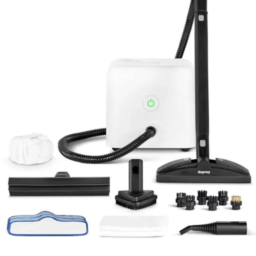 Neat Steam Cleaner with 17-Piece Kit - Stainless Steel, White - Powerful, Chemical-Free Cleaning for Floors, Cars, Tiles, Uphol
Neat Steam Cleaner with 17-Piece Kit - Stainless Steel, White - Powerful, Chemical-Free Cleaning for Floors, Cars, Tiles, Uphol