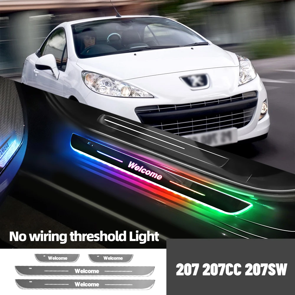 For Peugeot 207 CC SW 2006-2016 2013 2014 2015 Car Door Sill Light Customized Logo LED Welcome Threshold Pedal Lamp Accessories
For Peugeot 207 CC SW 2006-2016 2013 2014 2015 Car Door Sill Light Customized Logo LED Welcome Threshold Pedal Lamp Accessories