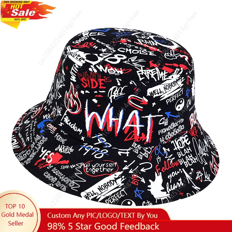Summer outdoor Sunscreen Bucket Hat Hip Hop Cap Men Summer fishing Fisherman hats Graffiti Hat for Men Women wild panama hats
Summer outdoor Sunscreen Bucket Hat Hip Hop Cap Men Summer fishing Fisherman hats Graffiti Hat for Men Women wild panama hats