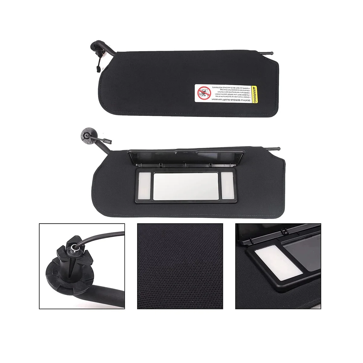 Car Front Sunvisor Sun Visors with Mirrors & LED Lights for Chevrolet Corvette C5 1997-2004 10442033 10442034
Car Front Sunvisor Sun Visors with Mirrors & LED Lights for Chevrolet Corvette C5 1997-2004 10442033 10442034