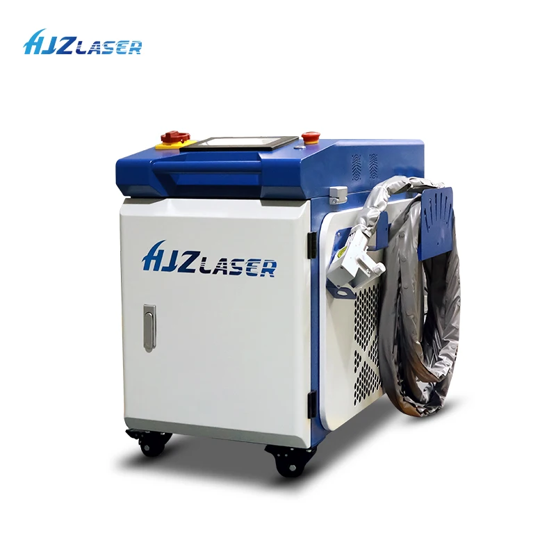 HJZ Laser 3000w Pulse Fiber Laser Cleaning Machine Rust Removal Pipe Portable Laser Cleaning Machine Price
HJZ Laser 3000w Pulse Fiber Laser Cleaning Machine Rust Removal Pipe Portable Laser Cleaning Machine Price