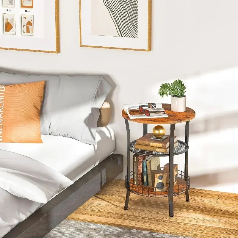 Factory Iron Wood Round Side Table Household Living Room Bedroom Rack Three-layer Round Side Table Floor Storage Rack
Factory Iron Wood Round Side Table Household Living Room Bedroom Rack Three-layer Round Side Table Floor Storage Rack