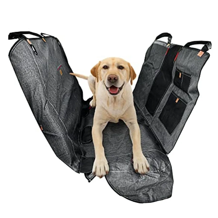 Pet Seat Cover for Your Back Seat and Durable Dog Car Hammock Protects Your Car's Interior from Pets and Spills - Measures 53"
Pet Seat Cover for Your Back Seat and Durable Dog Car Hammock Protects Your Car's Interior from Pets and Spills - Measures 53"