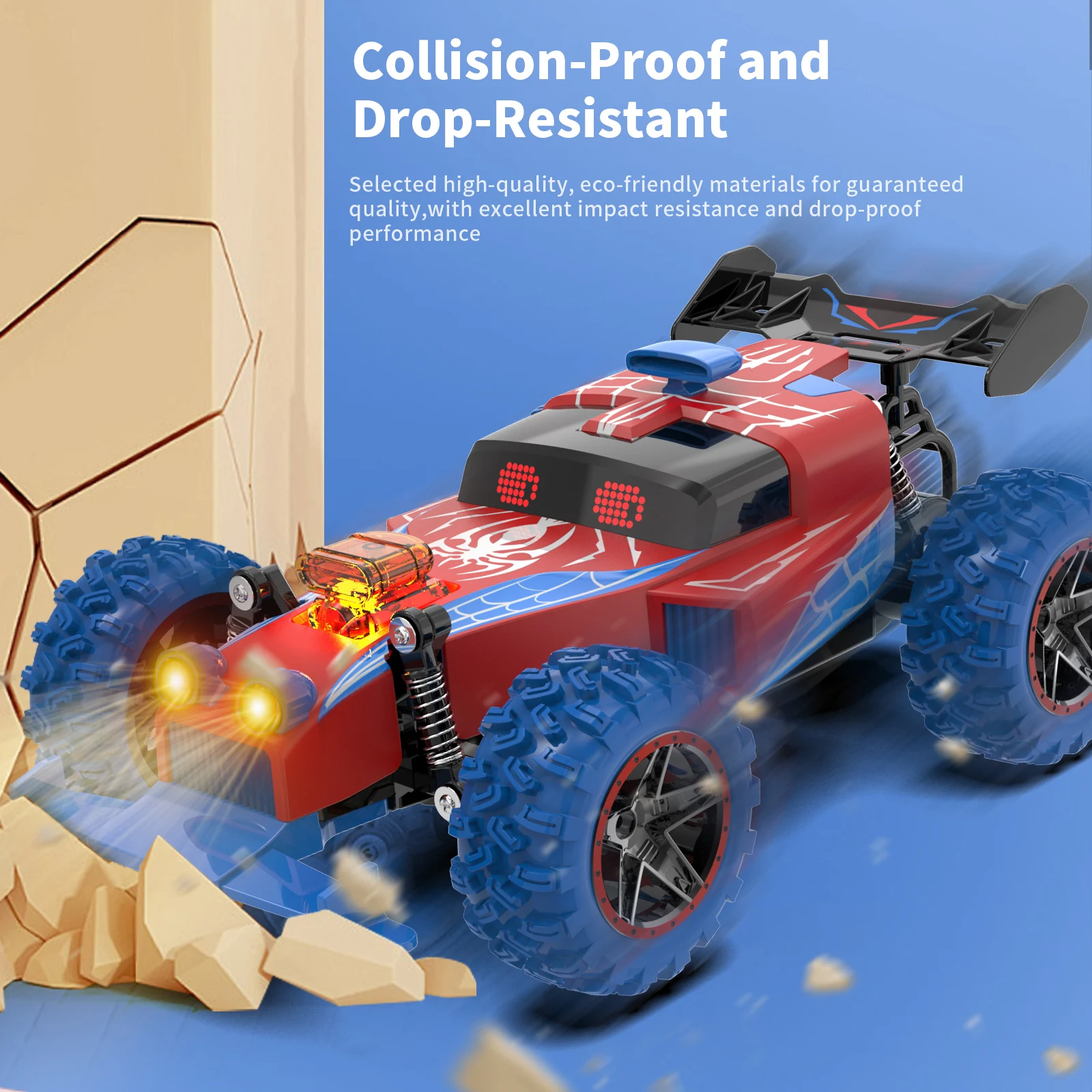 2.4G RC Car 20KM/H Remote Control Car with Lights Off-Road Remote Control Climbing Vehicles Cars Toys for Boys Girls Toy
2.4G RC Car 20KM/H Remote Control Car with Lights Off-Road Remote Control Climbing Vehicles Cars Toys for Boys Girls Toy