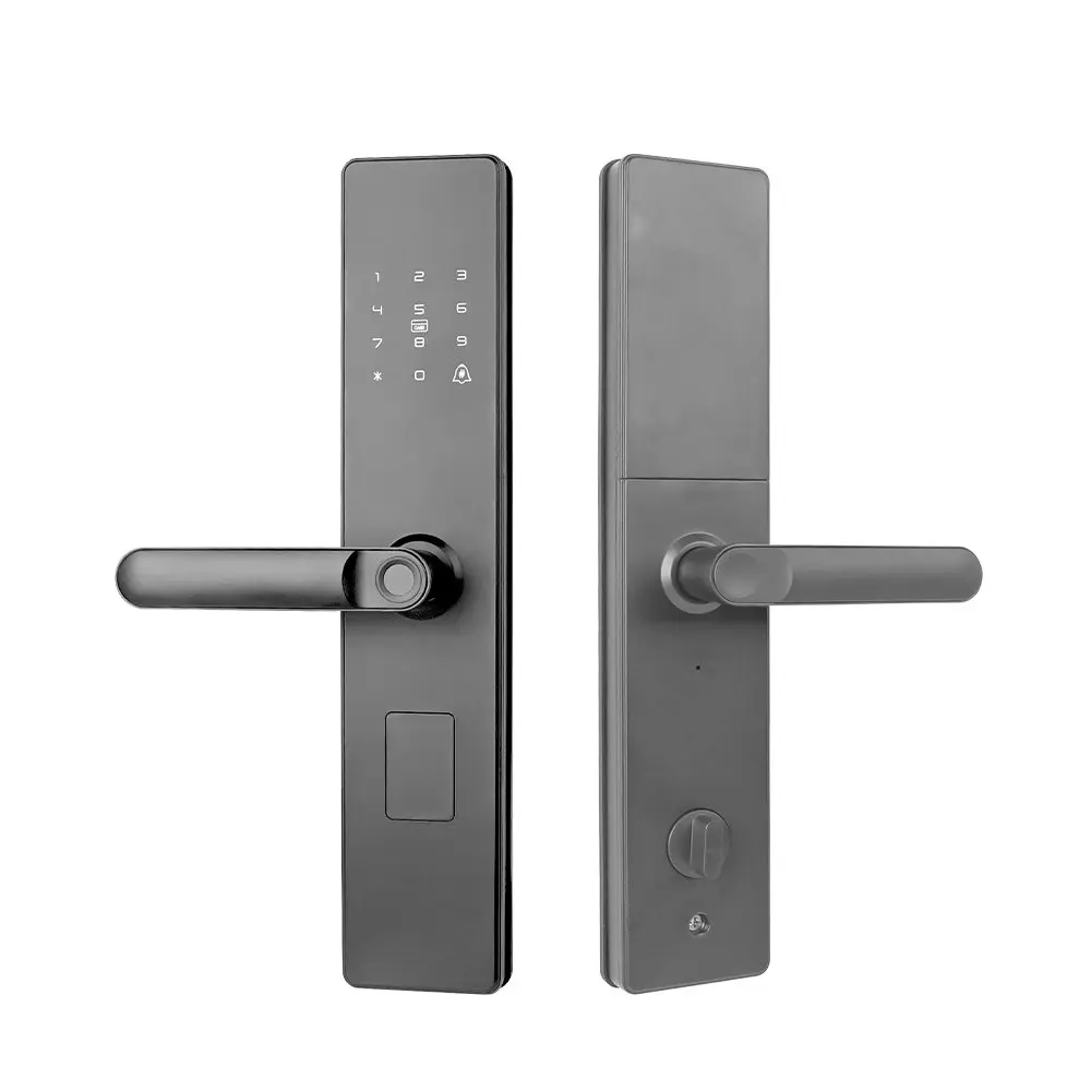 Большая панельная умная электронная дверная ручка с Wi-Fi, OLED-дисплеем, разблокировкой по приложению, пятикратной разблокировкой, цифровым паролем и отпечатком пальца, из алюминиевого сплава, для дома и спальни
Большая панельная умная электронная дверная ручка с Wi-Fi, OLED-дисплеем, разблокировкой по приложению, пятикратной разблокировкой, цифровым паролем и отпечатком пальца, из алюминиевого сплава, для дома и спальни