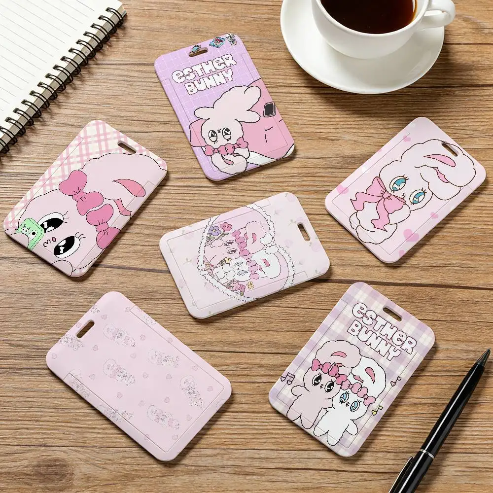 Милый брелок-держатель для карт E-Esther Bunny с ремешком на шею, чехол для ID-карты, проездного, бейджа, пропуска, подарки, аксессуары для ключей
Милый брелок-держатель для карт E-Esther Bunny с ремешком на шею, чехол для ID-карты, проездного, бейджа, пропуска, подарки, аксессуары для ключей