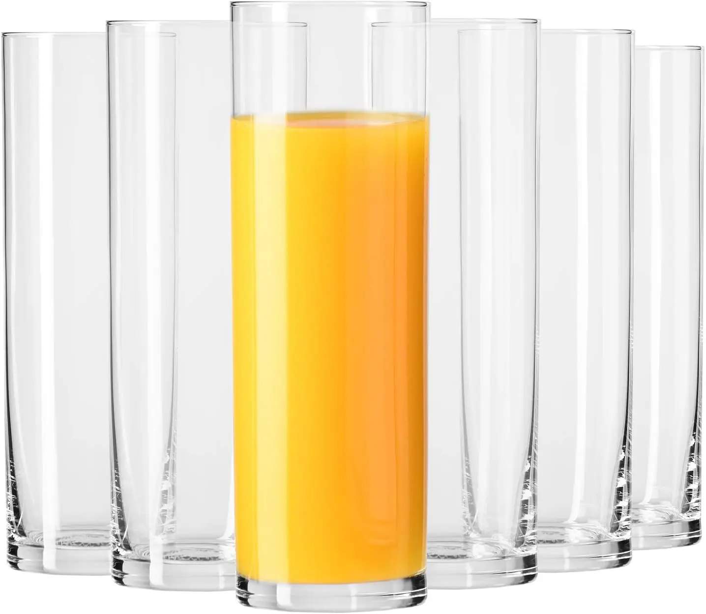 6.8 oz Drinking Glasses Set of 6, Tall Highball Glasses for Water Juice Cocktails, Clear Glassware Dishwasher Safe, Made in
6.8 oz Drinking Glasses Set of 6, Tall Highball Glasses for Water Juice Cocktails, Clear Glassware Dishwasher Safe, Made in