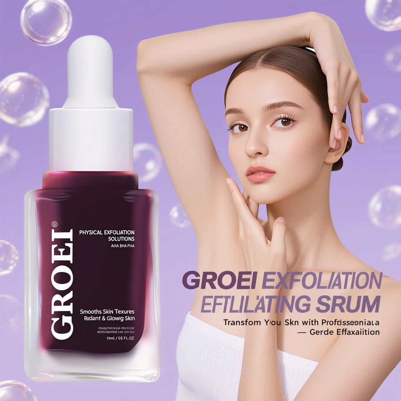 Pore Refining Exfoliation Serum - Gently Peels & Unclogs Pores, Controls Oil to Prevent Acne, with Hydrating Benefits
Pore Refining Exfoliation Serum - Gently Peels & Unclogs Pores, Controls Oil to Prevent Acne, with Hydrating Benefits