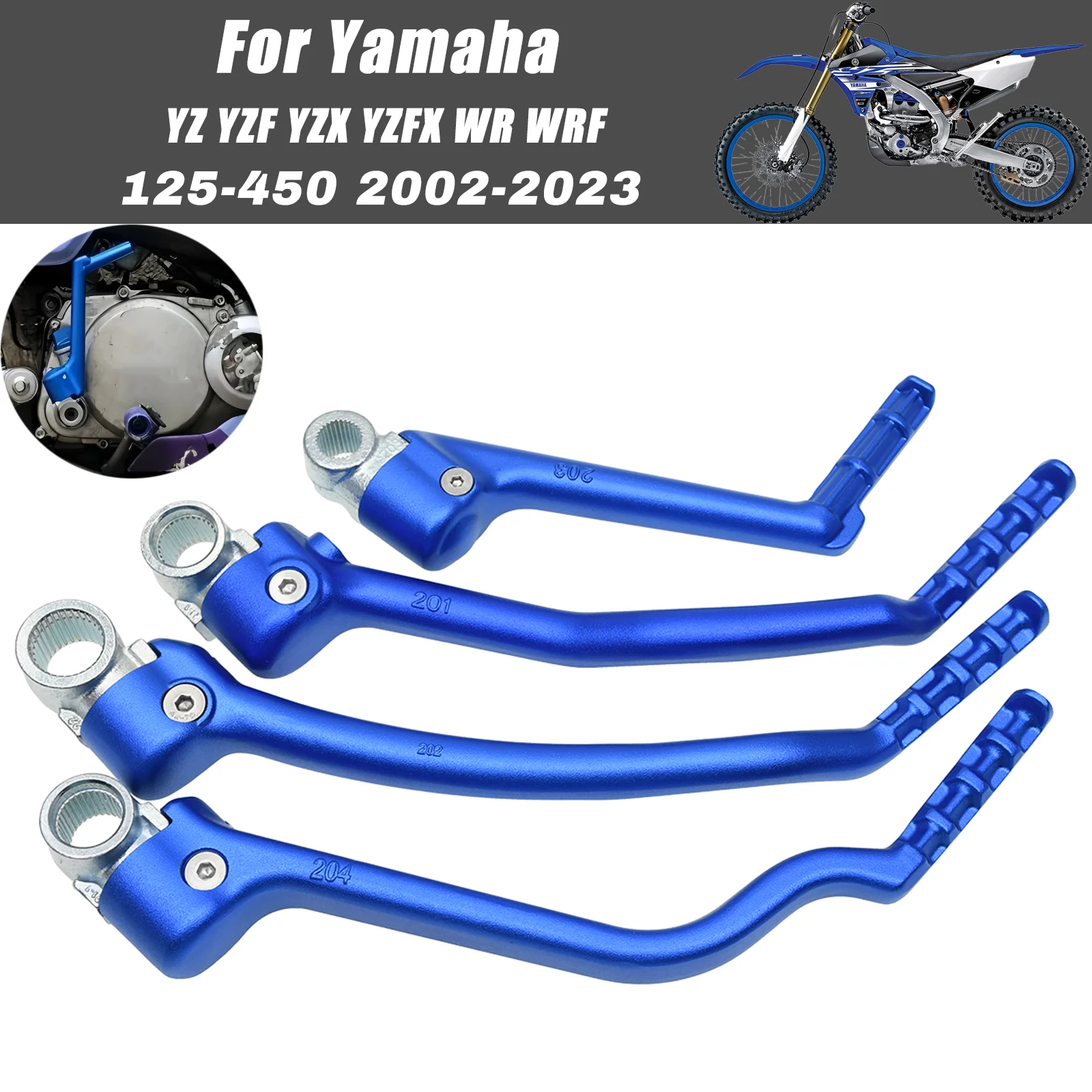 Motorcycle high precision Forged Kick Starter Pedal Lever Fit Yamaha YZ WR X FX Series 1986-2023 Motocross Upgrade Accessories
Motorcycle high precision Forged Kick Starter Pedal Lever Fit Yamaha YZ WR X FX Series 1986-2023 Motocross Upgrade Accessories
