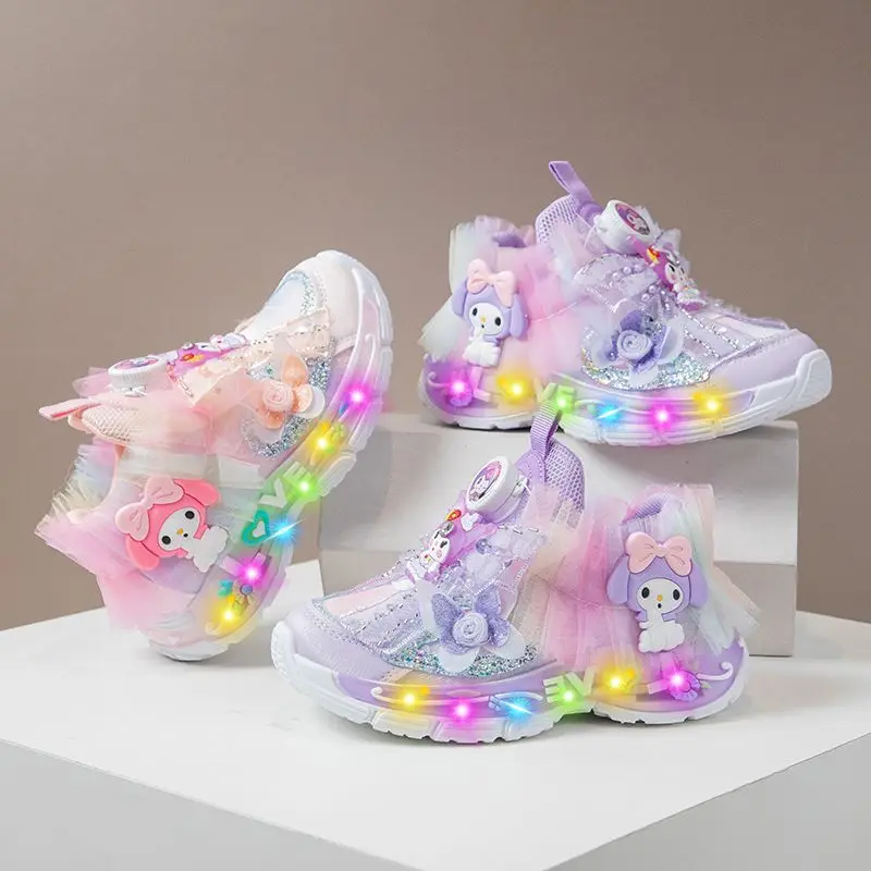 Sanrio Kuromi My Melody Girls Led Sneakers Outdoor Sports Shoes Spring Autumn Anime Anti-Slip Casual Dad's Shoes Running Shoes
Sanrio Kuromi My Melody Girls Led Sneakers Outdoor Sports Shoes Spring Autumn Anime Anti-Slip Casual Dad's Shoes Running Shoes