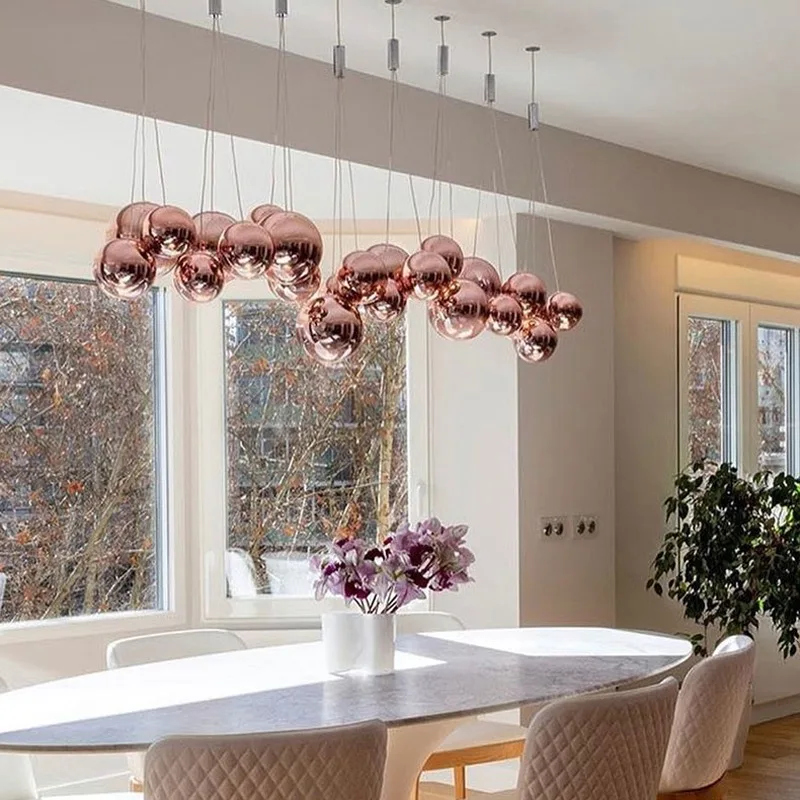 2025 Modern LED Rose Gold Bedroom Ceiling Chandelier Indoor Lighting, Living Room Glass Ball Luster Chandelier Free Shipping
2025 Modern LED Rose Gold Bedroom Ceiling Chandelier Indoor Lighting, Living Room Glass Ball Luster Chandelier Free Shipping
