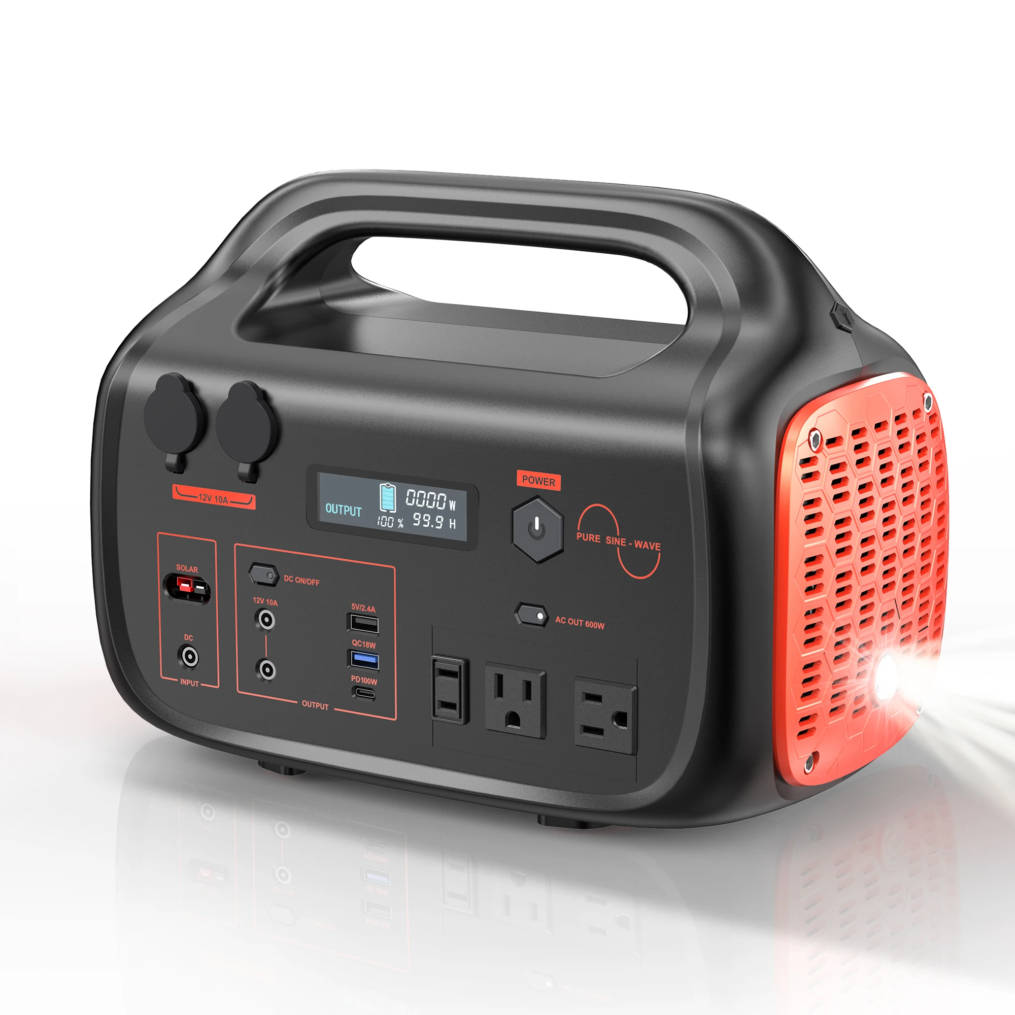Portable 600W NCM Lithium Backup Power Supply for Camping Hiking Emergencies
Portable 600W NCM Lithium Backup Power Supply for Camping Hiking Emergencies