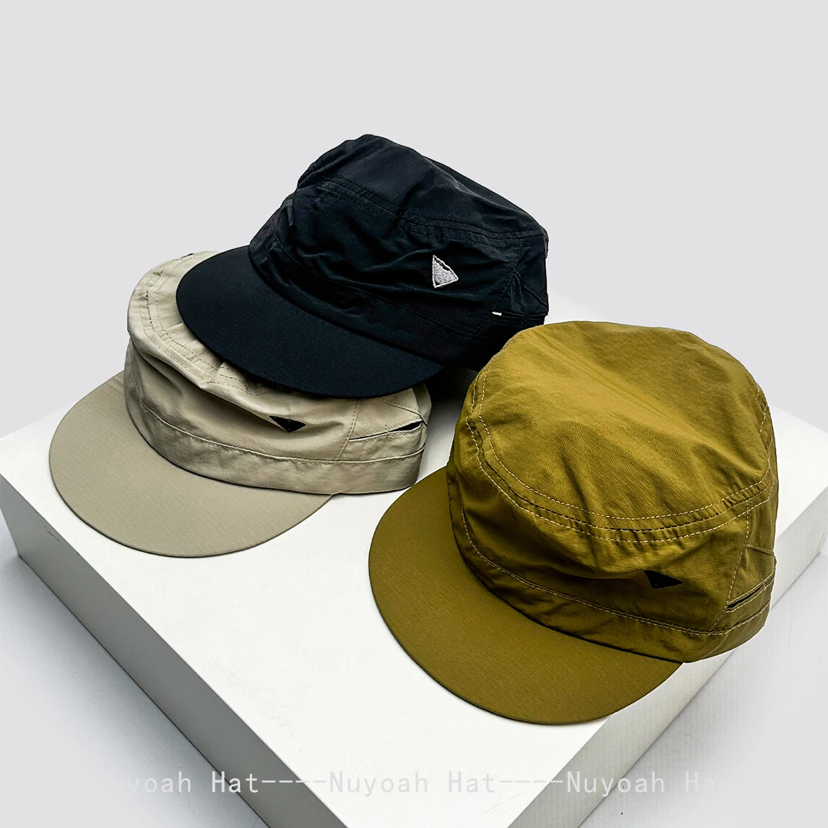 New Men Women Quick-dry Triangle Embroidery Baseball Hats Sunshade Flat Top Versatile Simple Peaked Caps Outdoor Fashion Retro
New Men Women Quick-dry Triangle Embroidery Baseball Hats Sunshade Flat Top Versatile Simple Peaked Caps Outdoor Fashion Retro
