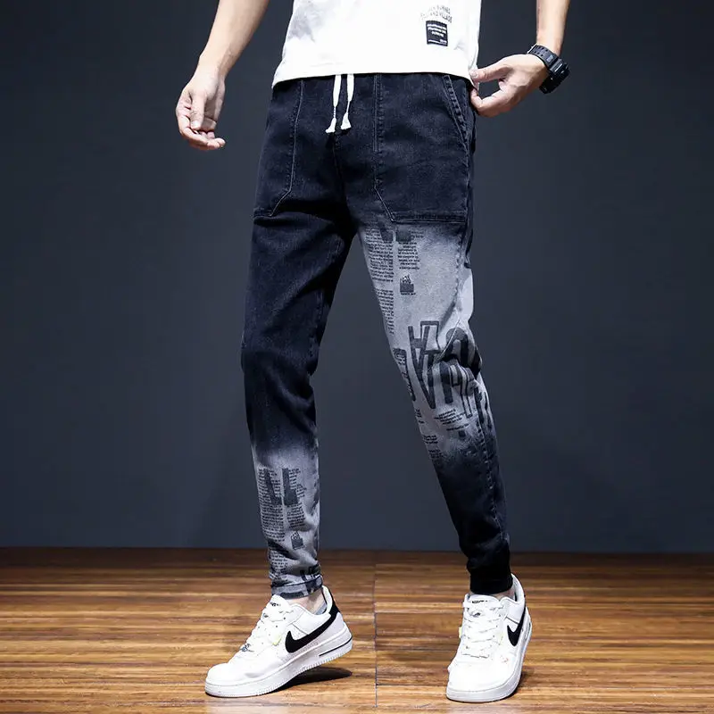 Tapered Man Cowboy Pants Trousers Graphic Regular Clothes Y2k 2000s Streetwear Cotton Korean Style New in Classic Jeans for Men
Tapered Man Cowboy Pants Trousers Graphic Regular Clothes Y2k 2000s Streetwear Cotton Korean Style New in Classic Jeans for Men