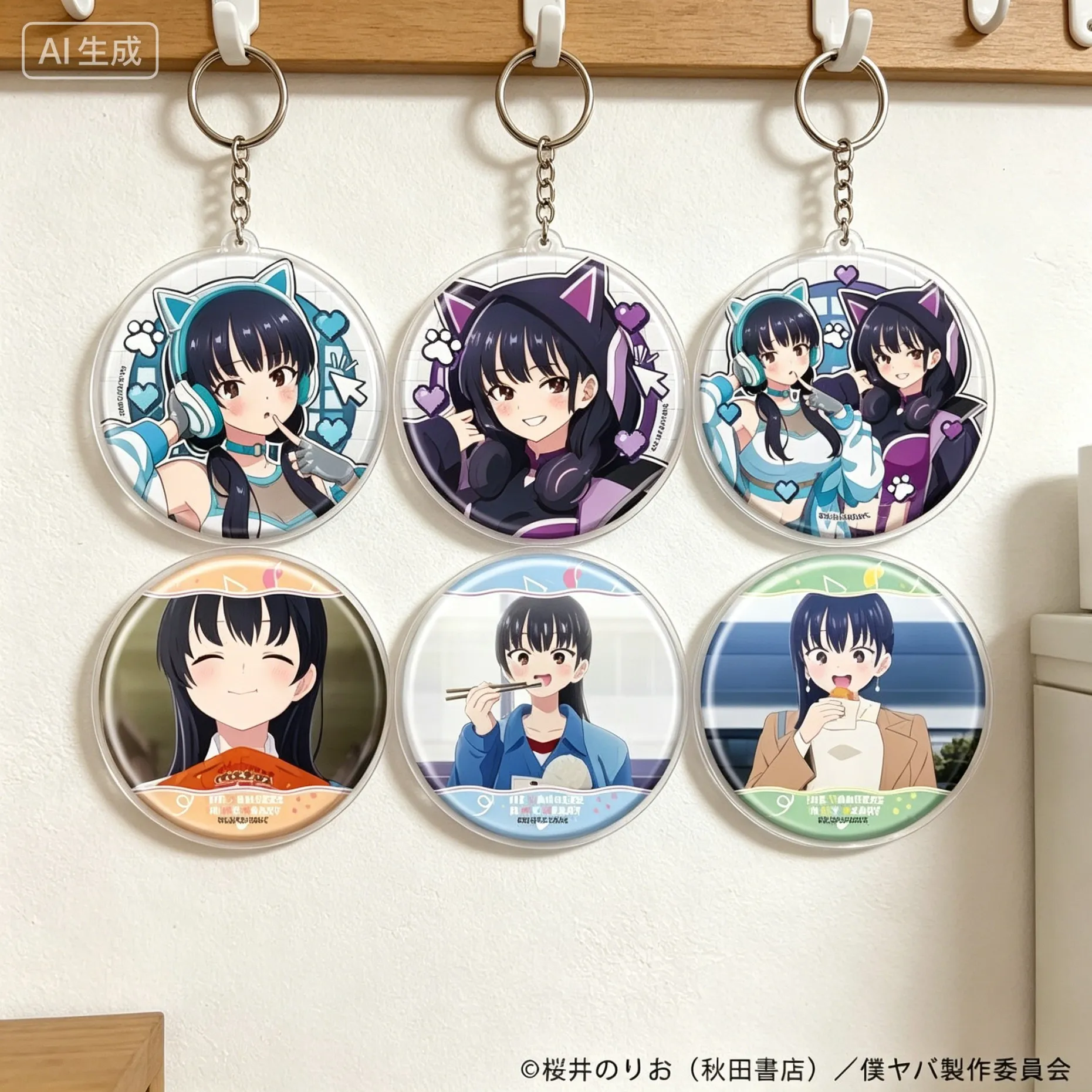 Anime The Dangers in My Heart Anna Yamada circle Acrylic Pendant Keychains bag decorations Fans Gifts
Anime The Dangers in My Heart Anna Yamada circle Acrylic Pendant Keychains bag decorations Fans Gifts