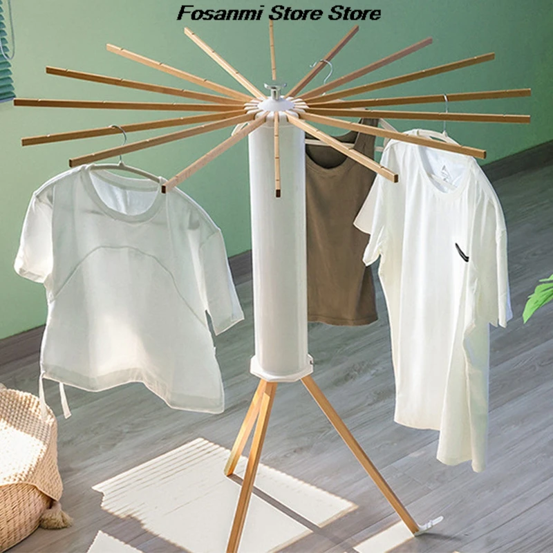 Foldable Clothes Drying Rack Octopus Design 16 Horizontal Rods Stainless Steel Laundry Rack 50KG Load For Home Balcony Indoor