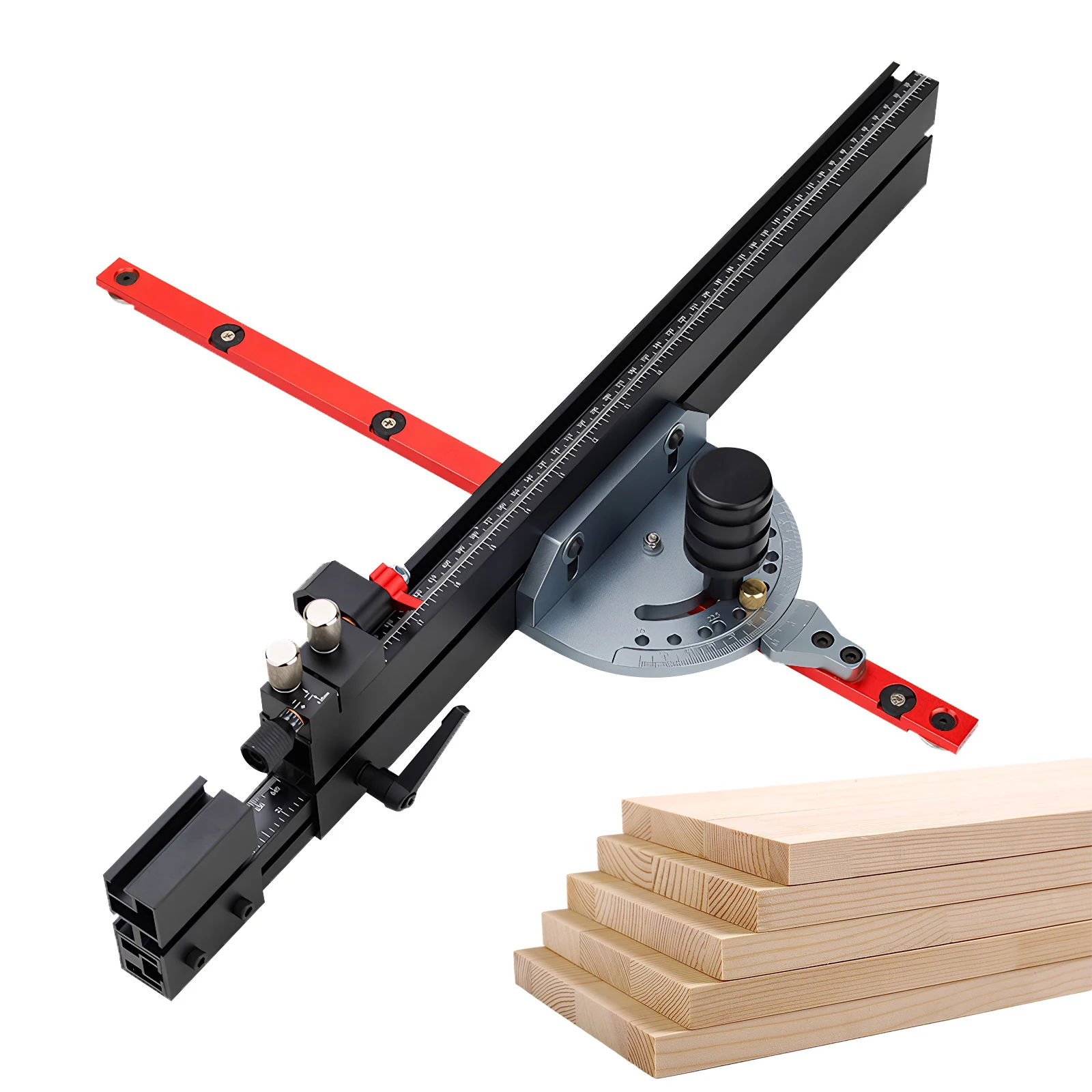 Woodworking Miter Gauge Adjustable Table Saw Precision Miter Gauge System Standard Slot 3/4 X 3/8 Inches for Woodworking
Woodworking Miter Gauge Adjustable Table Saw Precision Miter Gauge System Standard Slot 3/4 X 3/8 Inches for Woodworking