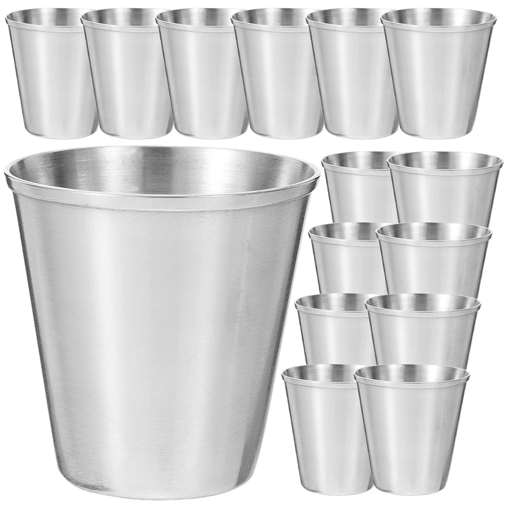 18 Pcs Stainless Steel Cups Drinking Glasses Beer Water Juice Metal Camping Picnic Portable Reusable Stacking Kitchen
18 Pcs Stainless Steel Cups Drinking Glasses Beer Water Juice Metal Camping Picnic Portable Reusable Stacking Kitchen