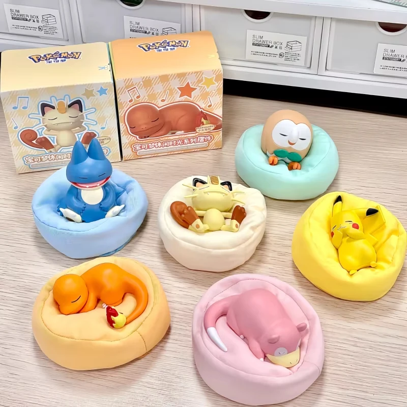 Pokemon Anime Action Figures Leisure Time Series Sleeping Position Ornament Pikachu Charmander Model Blind Box Toy Birthday Gift
Pokemon Anime Action Figures Leisure Time Series Sleeping Position Ornament Pikachu Charmander Model Blind Box Toy Birthday Gift
